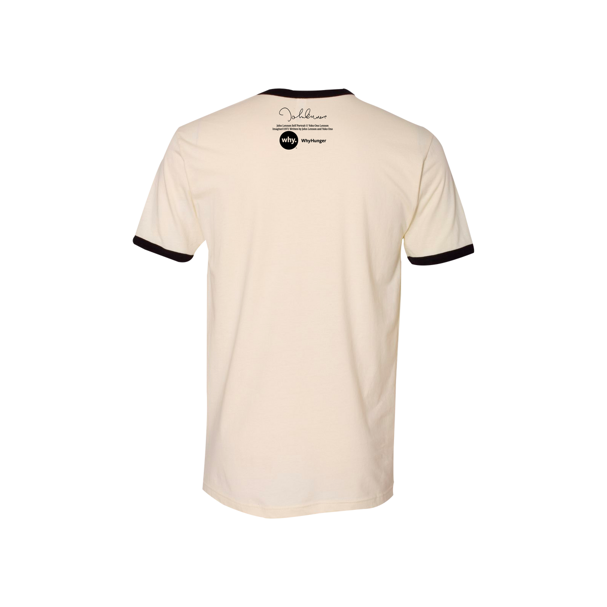 John Lennon Imagine There’s No Hunger Ringer Tee
