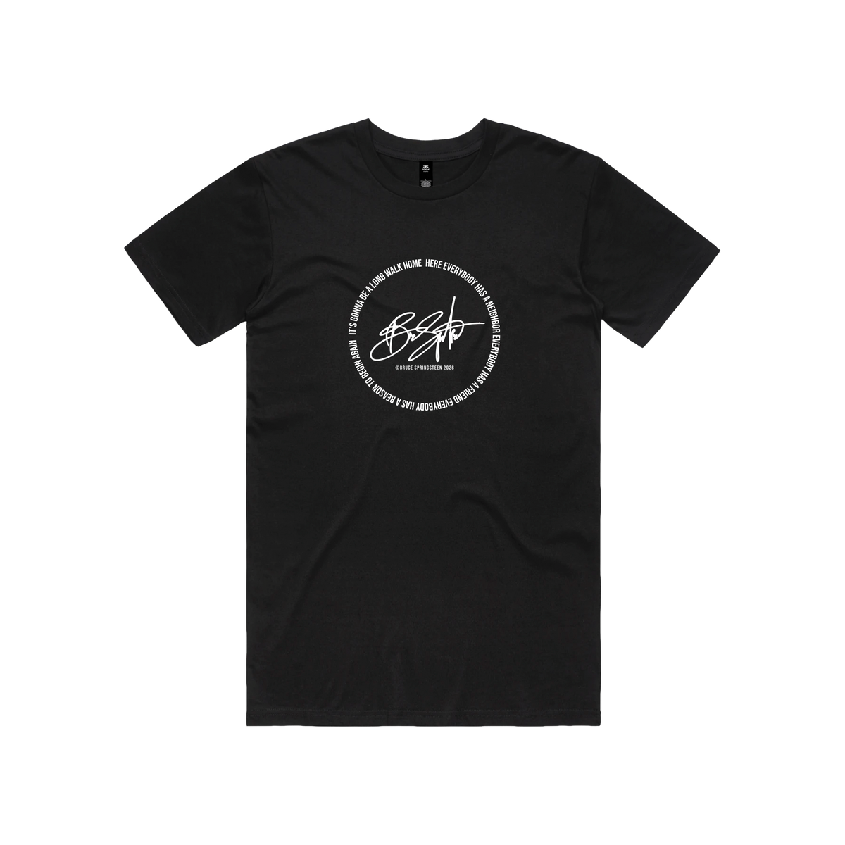 Bruce Springsteen Long Walk Home Signature Tee
