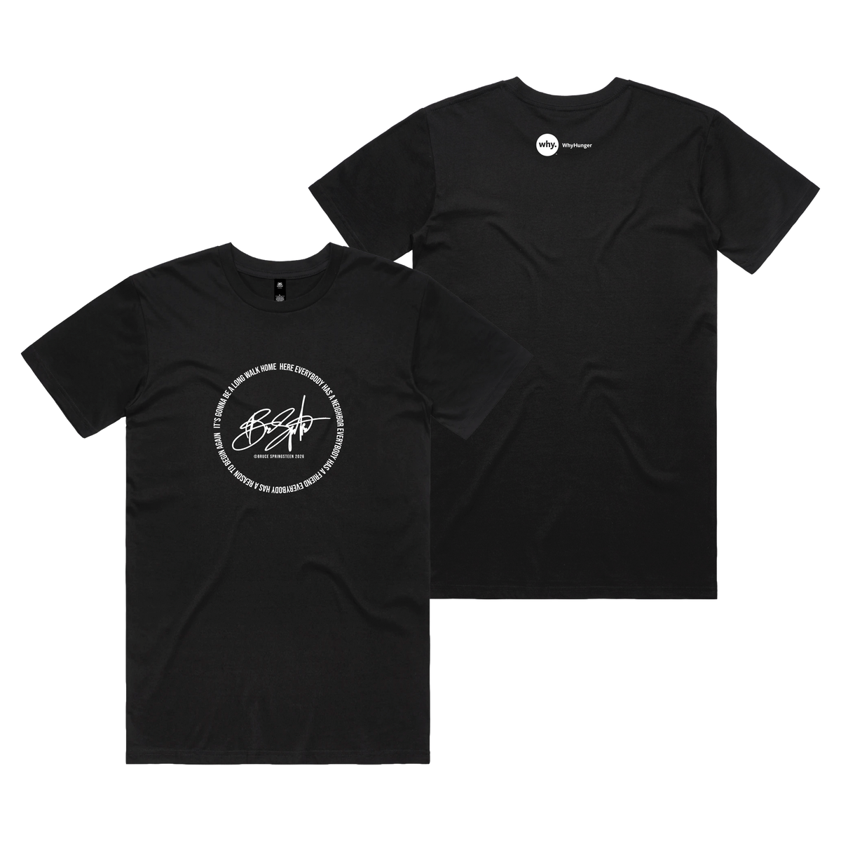 Bruce Springsteen Long Walk Home Signature Tee