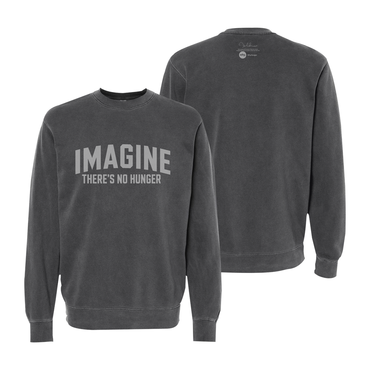 John Lennon Imagine There’s No Hunger Crewneck Sweatshirt